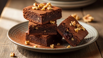 Brownies de garbanzo y cacao: postre sin harina, alto en fibra y proteína