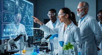 Un equipo de científicos en