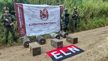 El Ejército Nacional frustró un atentado del ELN en la Ruta Nacional 70, corredor que conecta Cesar y Norte de Santander - crédito Ejército Nacional