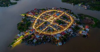 La isla de Mexcatitlán, en