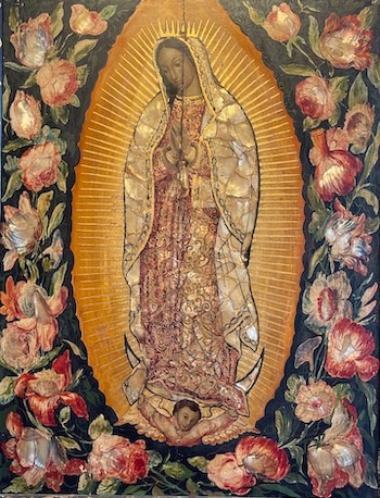 'Enconchado' de 'La Virgen de