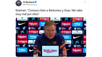 El posteo del Barcelona con
