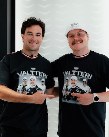 Pérez y Bottas llevan una buena relación. (@Cadillac_F1)