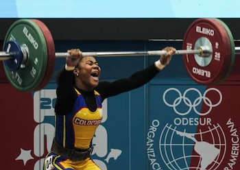Jimena Mosquera, deportista de 14 años que ganó medalla de bronce para Colombia en los Juegos Suramericanos - crédito @mindeportecol/Instagram