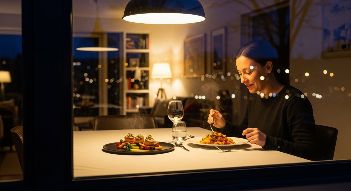 Consumir más del 45% de las calorías diarias después de las 17:00 empeora la tolerancia a la glucosa, sin importar el peso corporal según investigaciones (Imagen Ilustrativa Infobae)