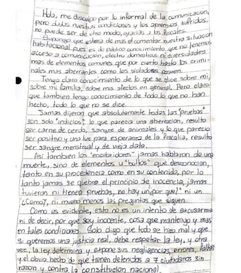 La carta de César Sena