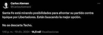 Independiente Santa Fe tiene al