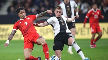 Gianluca Lapadula jugó contra Alemania