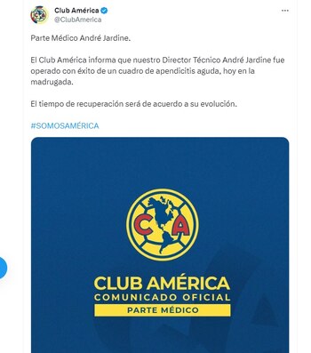 André Jardine reporte médico club