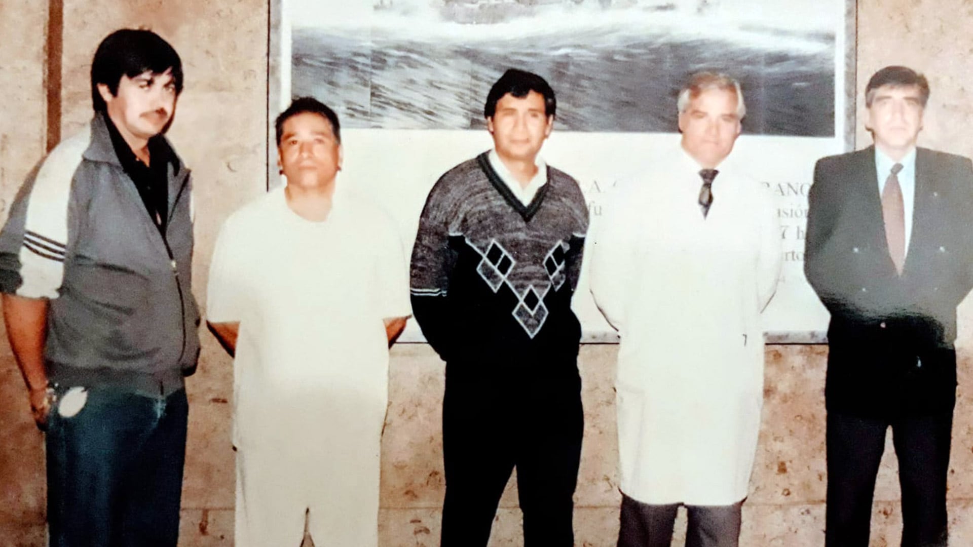Veteranos del Hospital de Clínicas y el primer reconocimiento que tuvo Luis