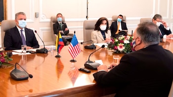 Imagen de la reunión entre