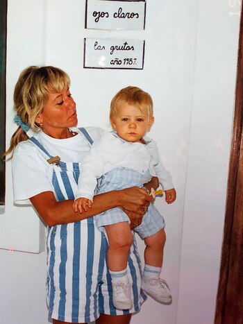 Diego Páez Vilaró cuando era