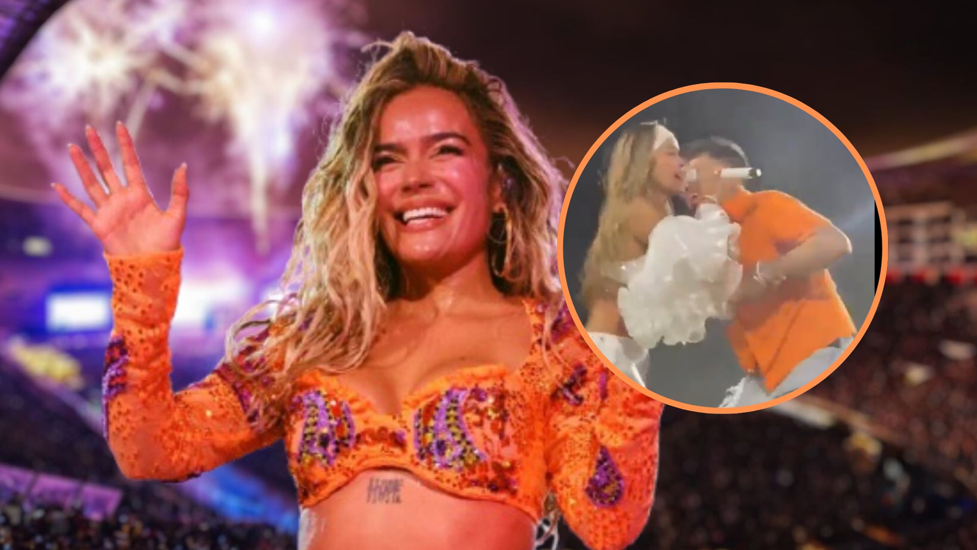 Karol G sufrió un forcejeo con un fan durante su concierto en Toronto