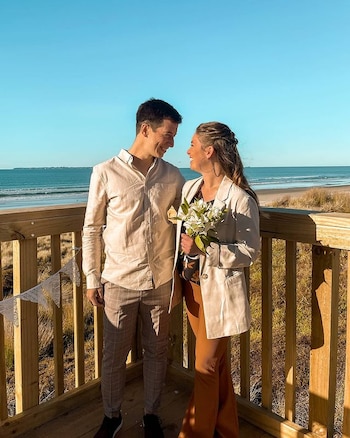 Ailén y Leandro se casaron