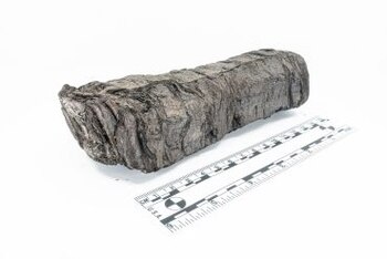 El exterior del pergamino PHerc.