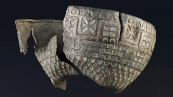 Encuentran en Soria una copa romana del siglo II: los investigadores afirman que puede ser “un recuerdo” de un militar romano de origen hispano