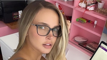 La modelo y empresaria, quien