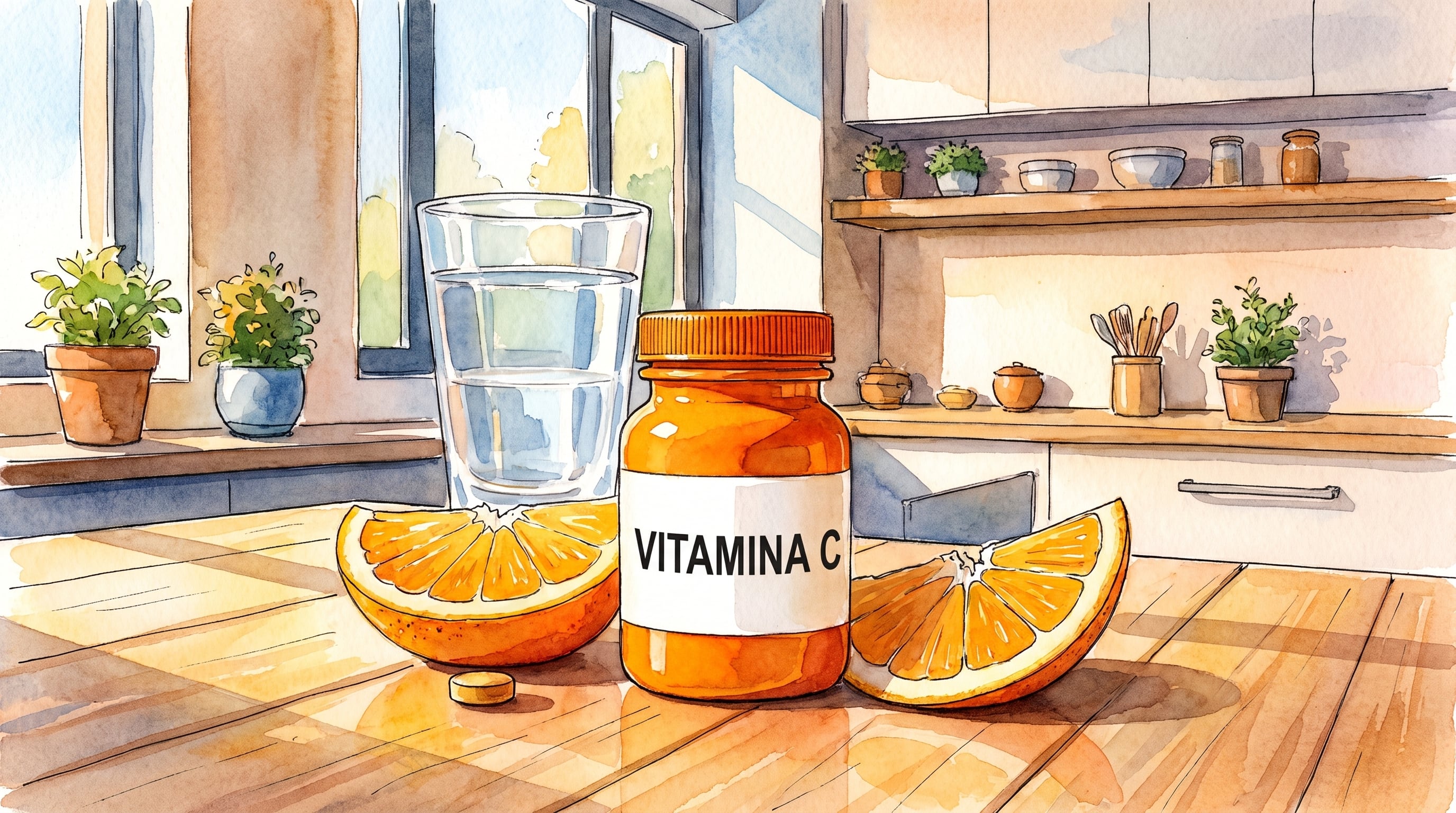La vitamina C cumple funciones relacionadas con el colágeno, la acción antioxidante y el sistema inmunitario. (Imagen Ilustrativa Infobae)