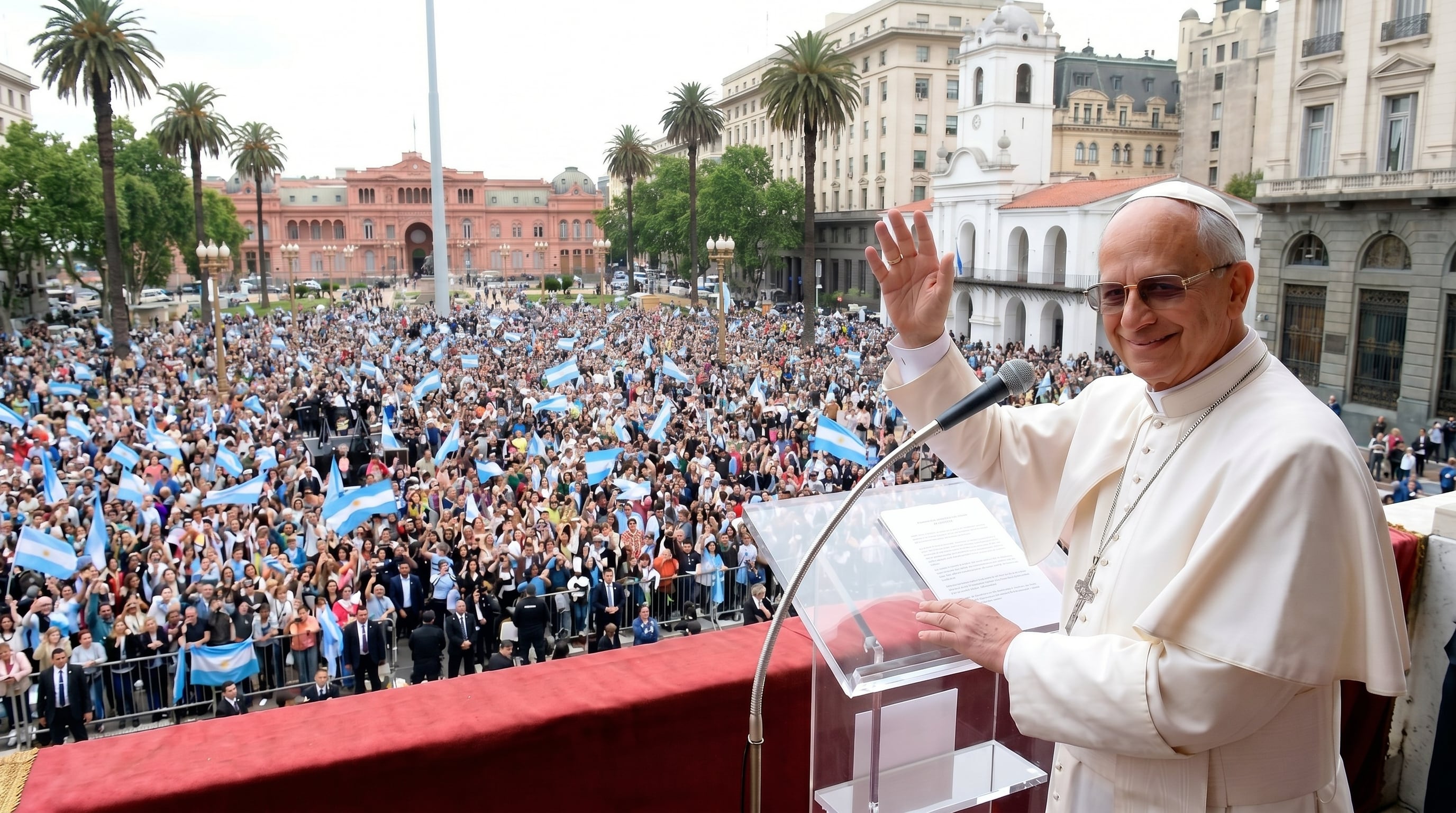 Crece la expectativa por una posible visita del papa León XIV a la Argentina. (Imagen Ilustrativa Infobae)