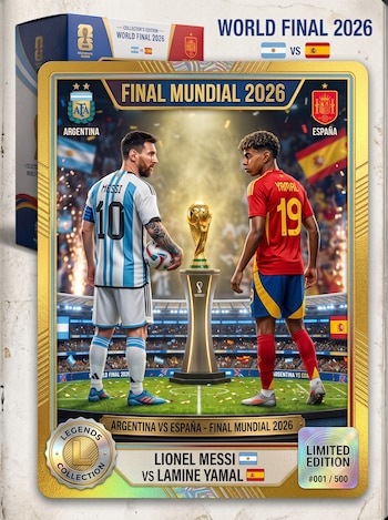 Lionel Messi e Lamine Yamal são os participantes da final da Copa do Mundo de 2026.