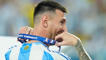 Messi, con la medalla de