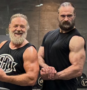 La transformación de Russell Crowe para 'The Last Druid'
