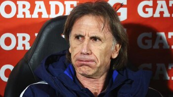 Ricardo Gareca resopla por el