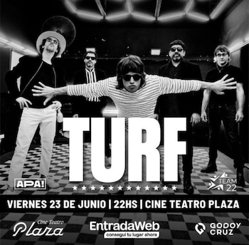 El flyer del espectáculo que Levinton dio en Mendoza