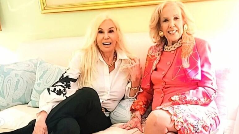 Susana Giménez con Mirtha Legrand disfrutaron de una velada juntas para el Día del Amigo (Instagram)