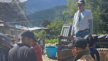 Ocho familias perdieron sus hogares en incendio nocturno en finca de Génova, Quindío