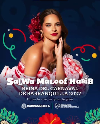 La barranquillera de 24 años asumirá como reina del Carnaval 2027, con una trayectoria en gestión social, salud y formación folclórica - crédito Alcaldía de Barranquilla