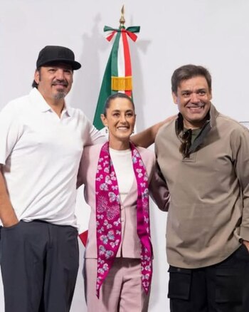 Claudia Sheinbaum y Grupo Intocable