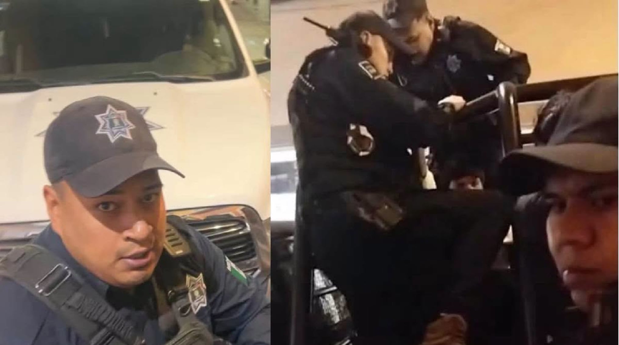 Denuncia policías municipales golpean a universitarios Guanajuato (especial)
