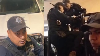 Dan de baja a tres policías de Guanajuato tras agredir jóvenes universitarios