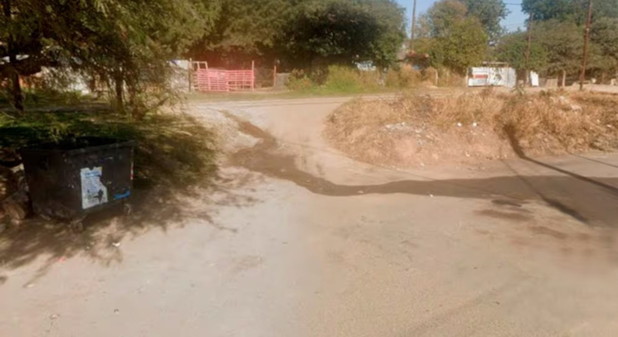 La zona en donde vivía el jubilado que fue encontrado muerto (Gentileza: El Doce.tv)