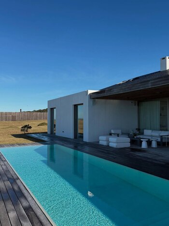 Wanda Nara mostró la pileta