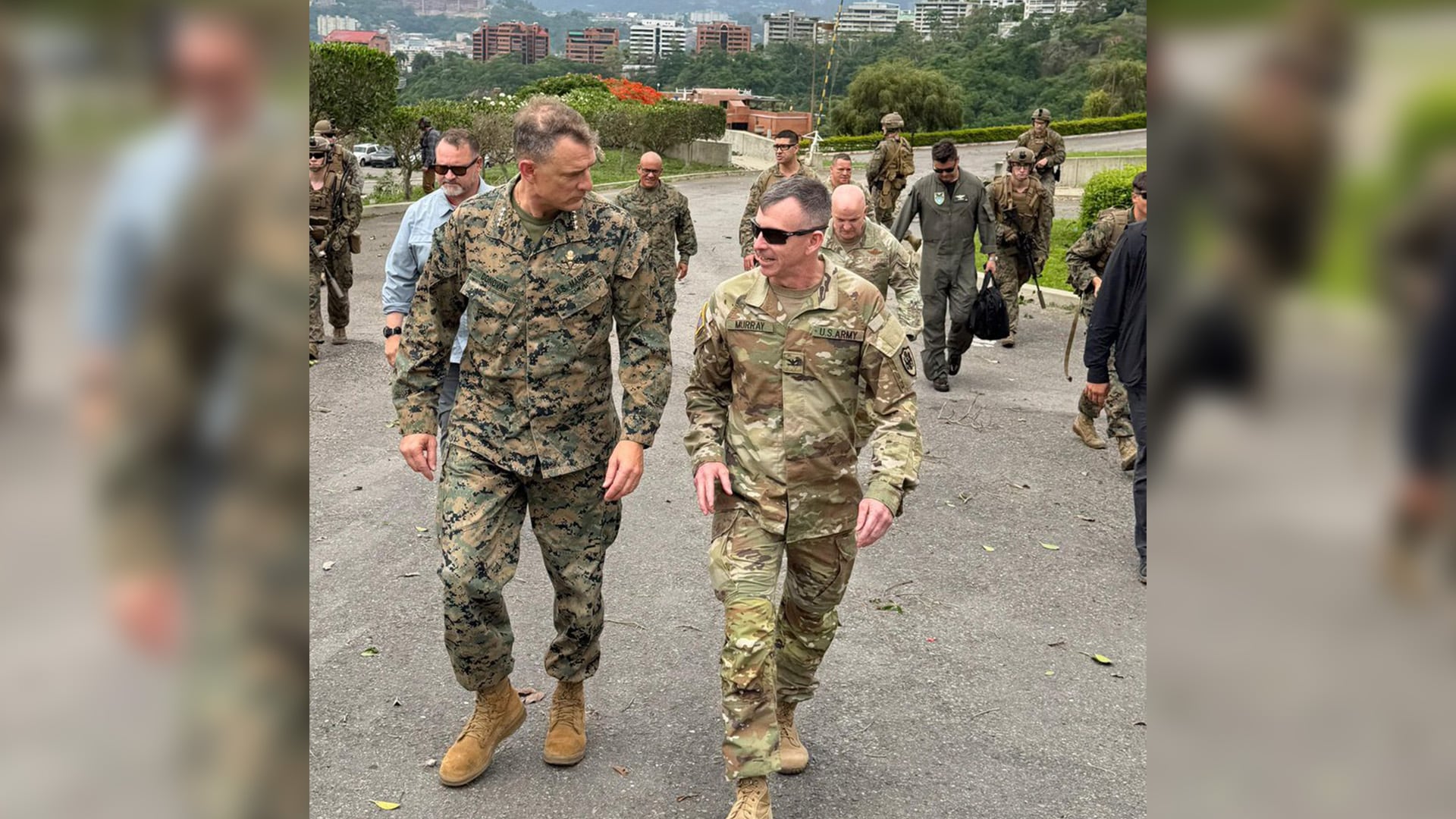 Francis L. Donovan, jefe del Comando Sur de EEUU, suprevisó el simulacro en Caracas (X)
