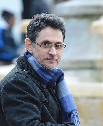 Pablo Montoya, ganador del Premio Rómulo Gallegos en 2015. Foto de Marlon Meza Teni. Cortesía de Penguin Random House