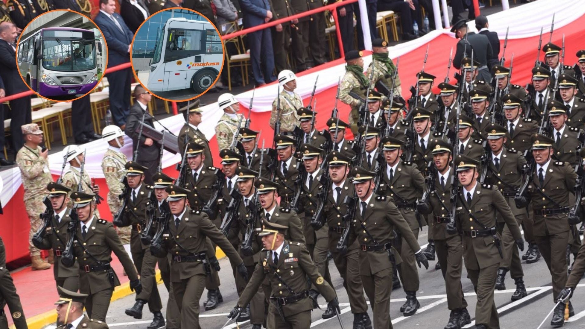 Desfile Militar 2026: conoce las rutas alternas del transporte público durante el cierre de la avenida Brasil