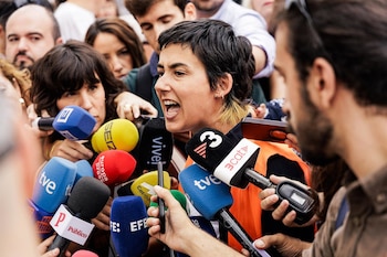 Alicia del Río, portavoz del Sindicato de Inquilinas de Madrid. (Carlos Luján/Europa Press)