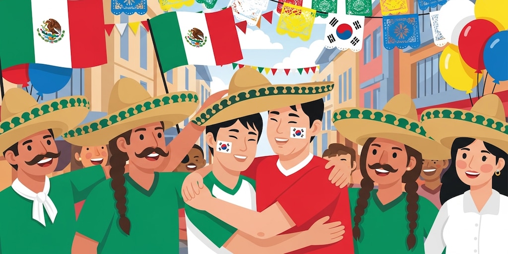 Corea a México: por qué la afición mexicana adopta a extranjeros durante el Mundial 2026