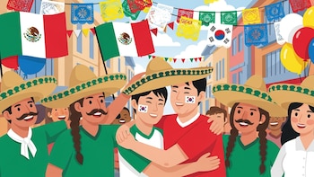 De Corea a México: por qué la afición mexicana adopta a extranjeros durante el Mundial 2026