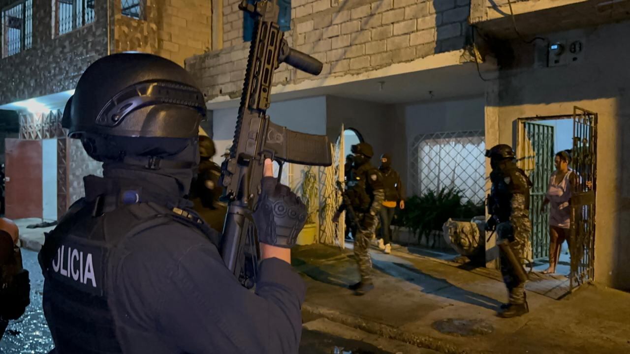 Los operativos se desarrollaron en Guayaquil (Policía Nacional)