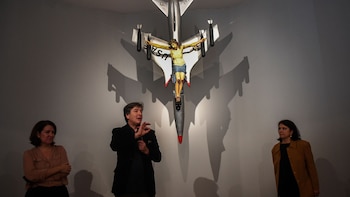 Andrés Duprat en la inauguración