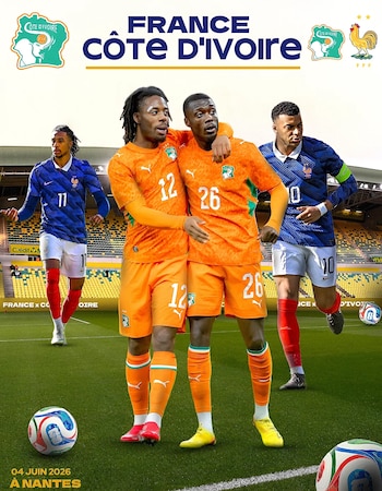 A través de sus redes sociales, "Los Elefantes" confirmaron el amistoso ante Francia, vigente subcampeón del mundo en Qatar 2022, y rival de Colombia en la fecha FIFA de marzo-crédito @fif.ci/Instagram