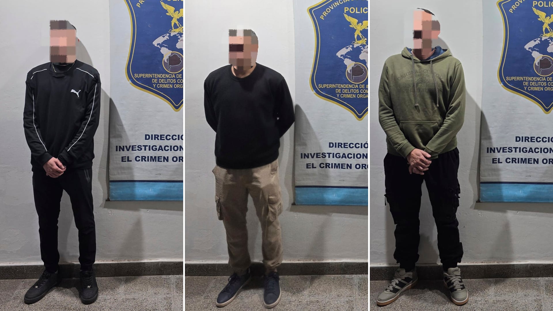 Los tres sospechosos detenidos