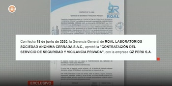 Minjus anuncia nulidad de contratos por S/16,2 millones tras cuestionamientos a empresa de seguridad. Captura: América TV.