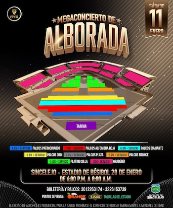 Estos con los precios del