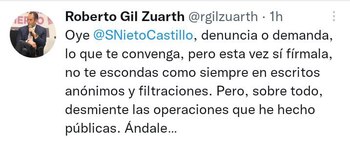 Gil Zuarth aseguró no estar