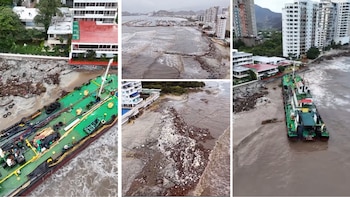 El buque ya se removió